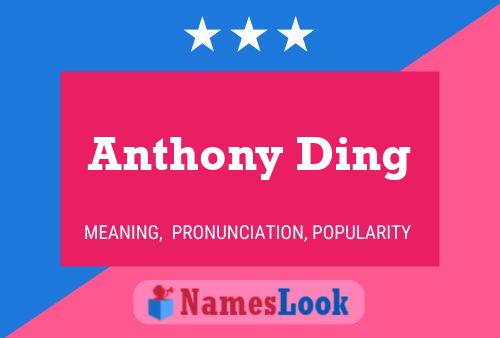 Anthony Ding Naam Poster