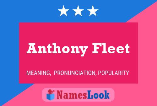 Anthony Fleet Naam Poster