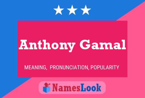 Anthony Gamal Naam Poster