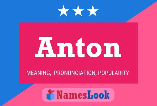 Anton Naam Poster