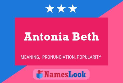 Antonia Beth Naam Poster