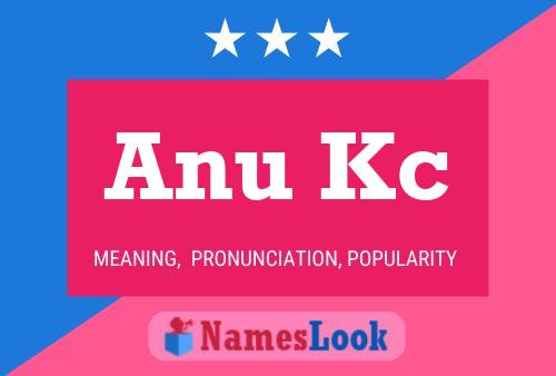 Anu Kc Naam Poster