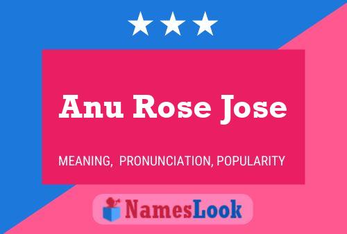 Anu Rose Jose Naam Poster