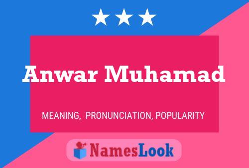 Anwar Muhamad Naam Poster