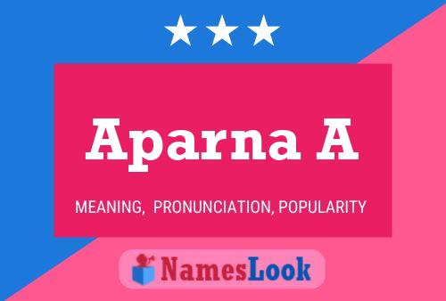 Aparna A Naam Poster