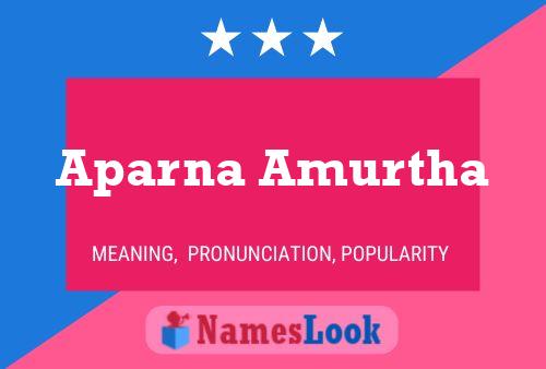 Aparna Amurtha Naam Poster