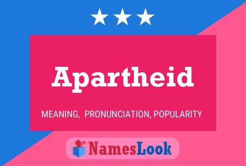 Apartheid Naam Poster