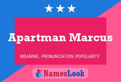 Apartman Marcus Naam Poster