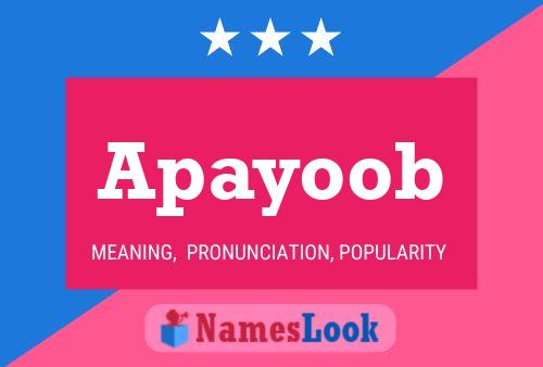 Apayoob Naam Poster