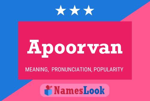 Apoorvan Naam Poster