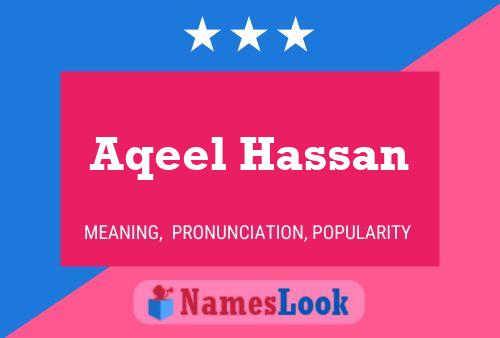 Aqeel Hassan Naam Poster