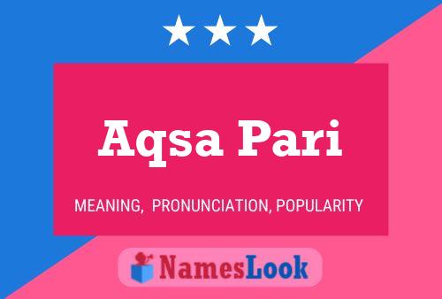 Aqsa Pari Naam Poster