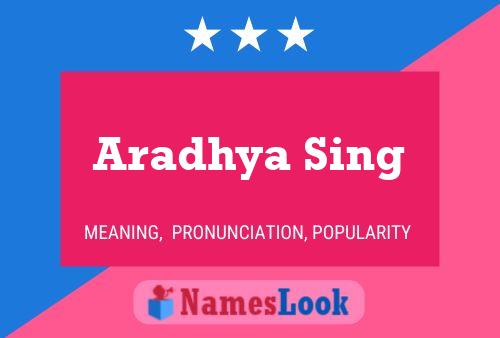 Aradhya Sing Naam Poster