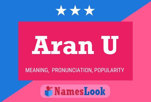 Aran U Naam Poster