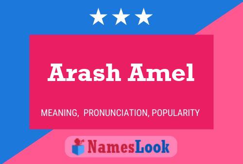 Arash Amel Naam Poster