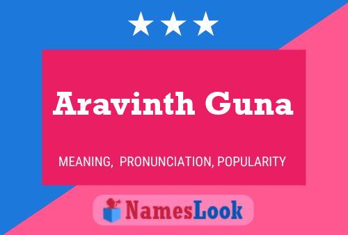 Aravinth Guna Naam Poster