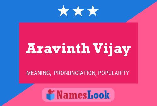 Aravinth Vijay Naam Poster