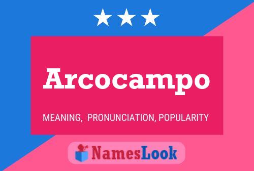 Arcocampo Naam Poster