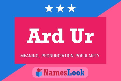 Ard Ur Naam Poster