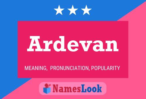 Ardevan Naam Poster