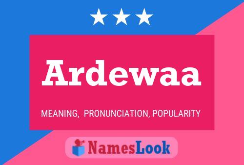 Ardewaa Naam Poster