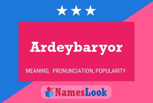 Ardeybaryor Naam Poster