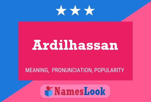 Ardilhassan Naam Poster