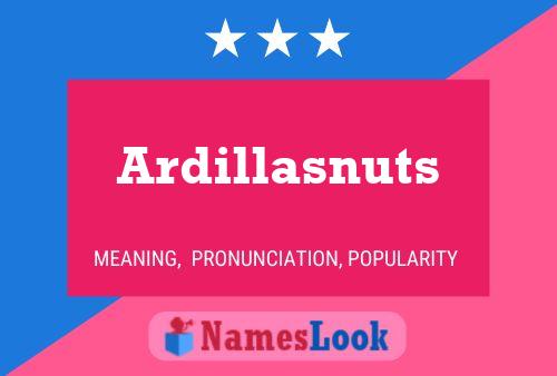 Ardillasnuts Naam Poster