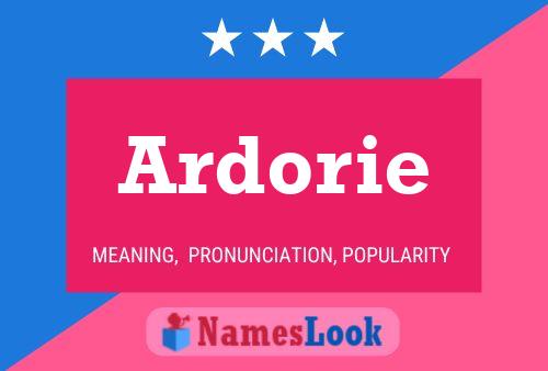 Ardorie Naam Poster