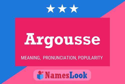 Argousse Naam Poster