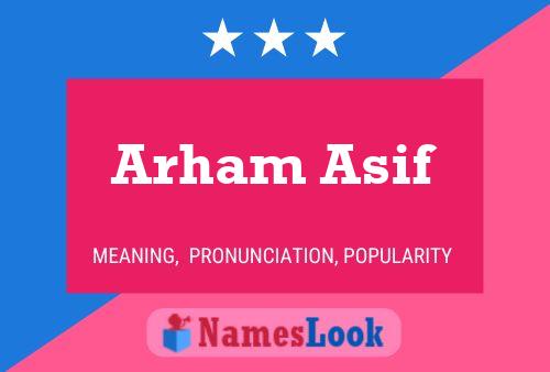 Arham Asif Naam Poster