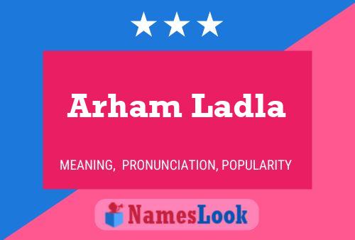 Arham Ladla Naam Poster