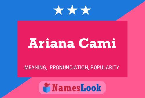 Ariana Cami Naam Poster