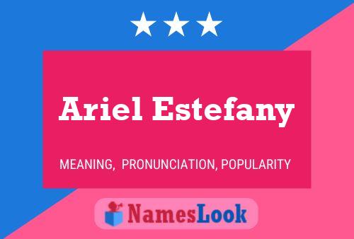 Ariel Estefany Naam Poster