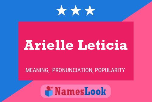 Arielle Leticia Naam Poster