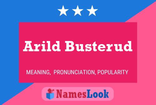 Arild Busterud Naam Poster