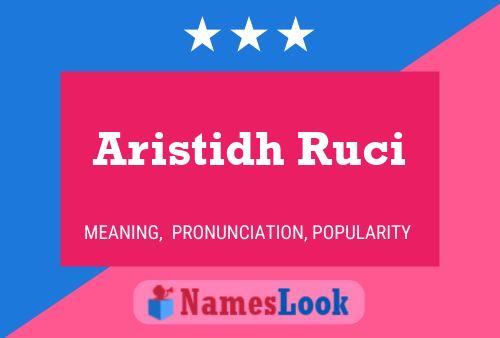 Aristidh Ruci Naam Poster