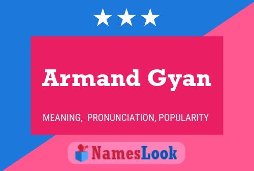 Armand Gyan Naam Poster