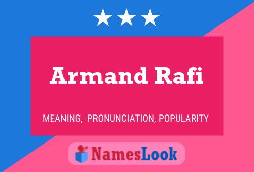 Armand Rafi Naam Poster