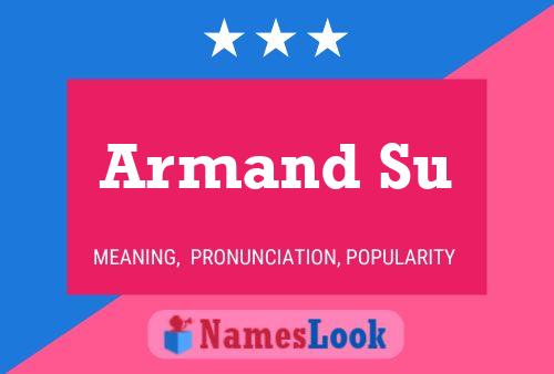 Armand Su Naam Poster