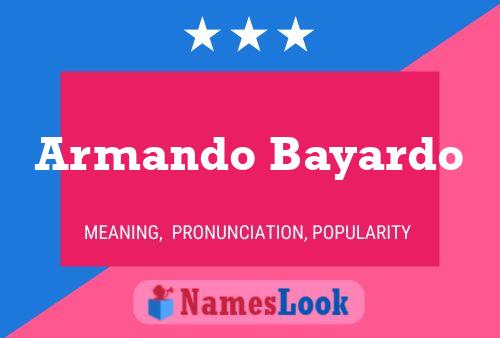 Armando Bayardo Naam Poster