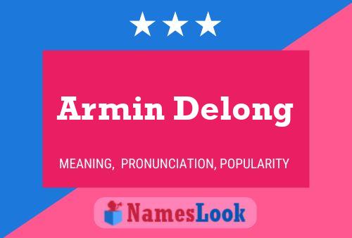 Armin Delong Naam Poster