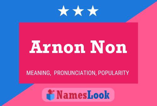 Arnon Non Naam Poster