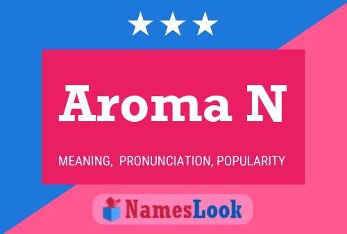 Aroma N Naam Poster