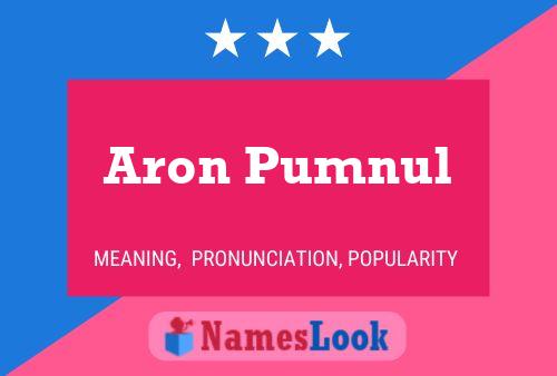 Aron Pumnul Naam Poster