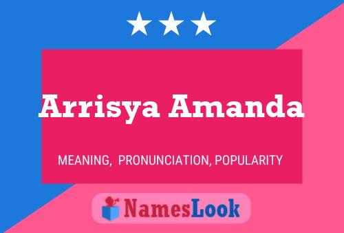 Arrisya Amanda Naam Poster