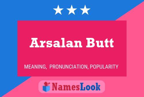 Arsalan Butt Naam Poster