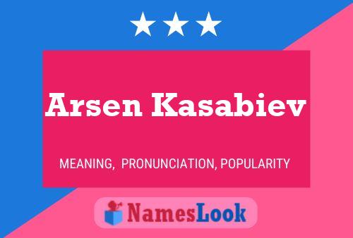 Arsen Kasabiev Naam Poster