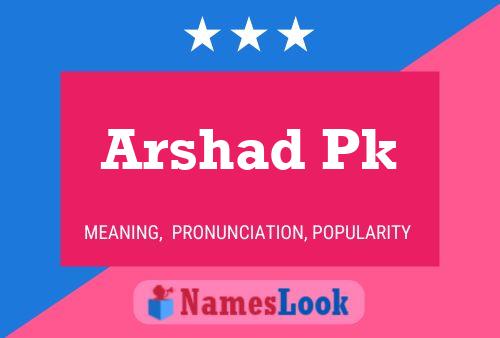 Arshad Pk Naam Poster