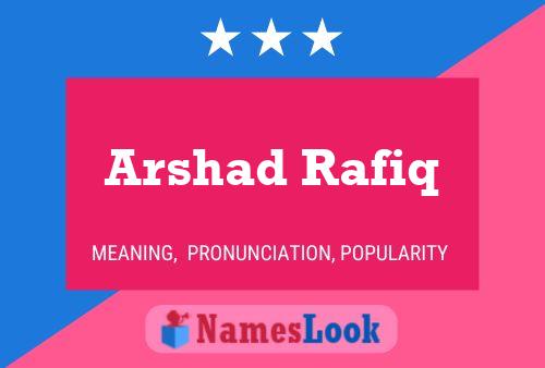 Arshad Rafiq Naam Poster